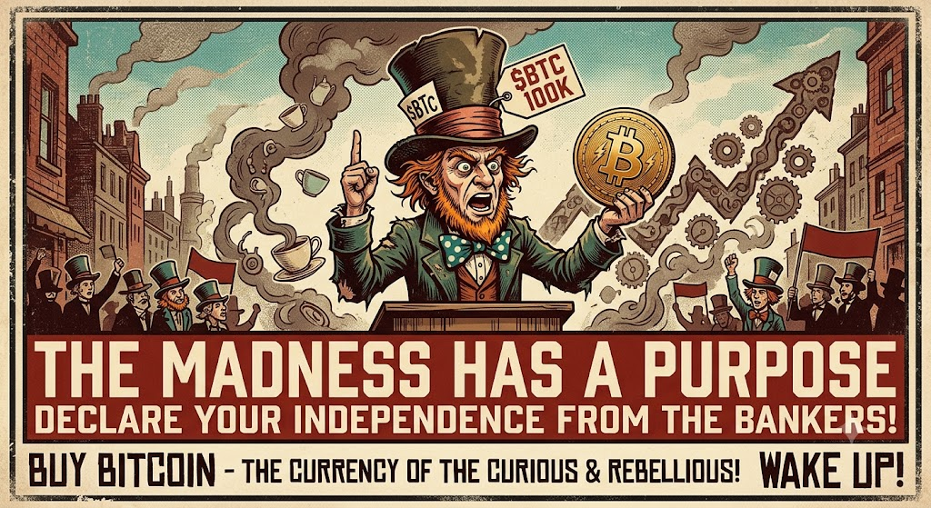 mad hatter bitcoin propaganda
