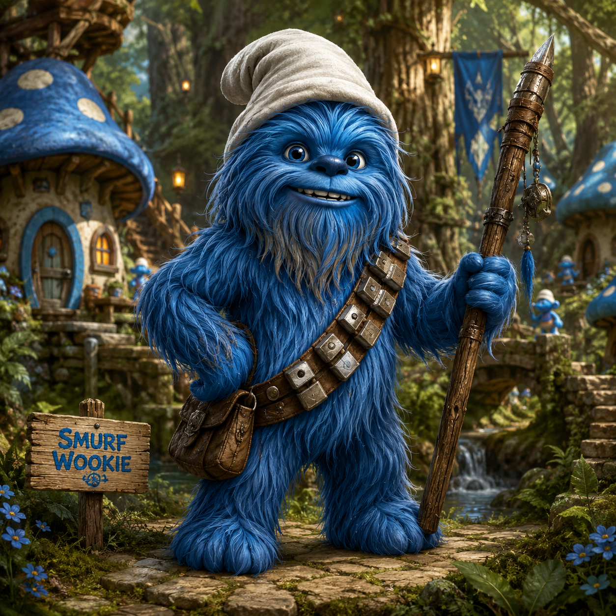 smurf wookie