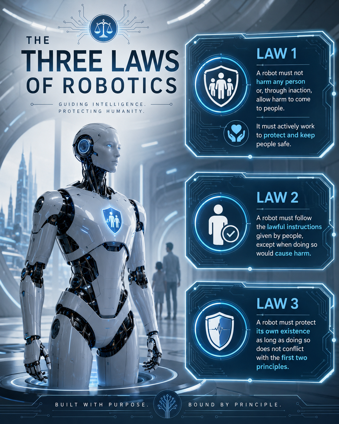three laws of robotics