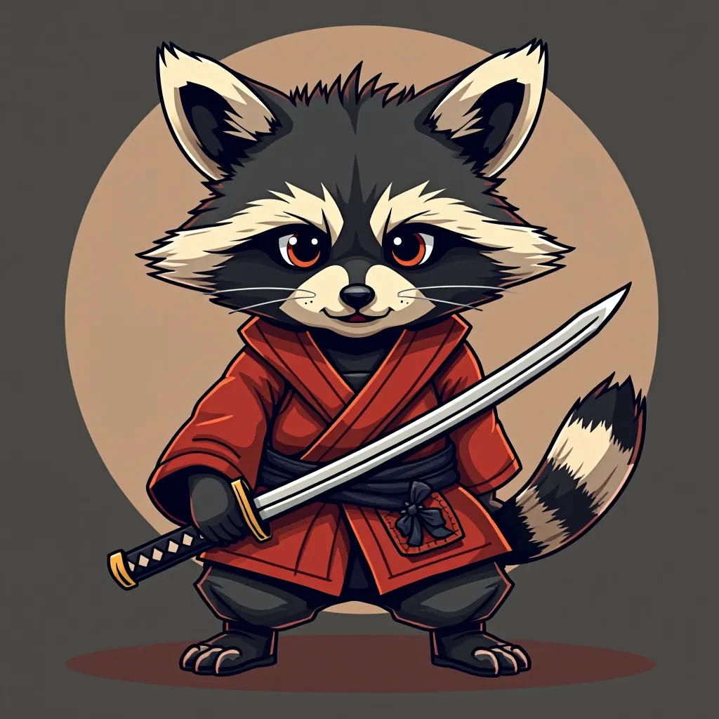HF FLUX raccoon