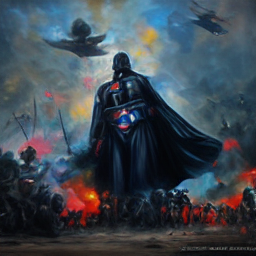 captain america darth vader battling army of yodas