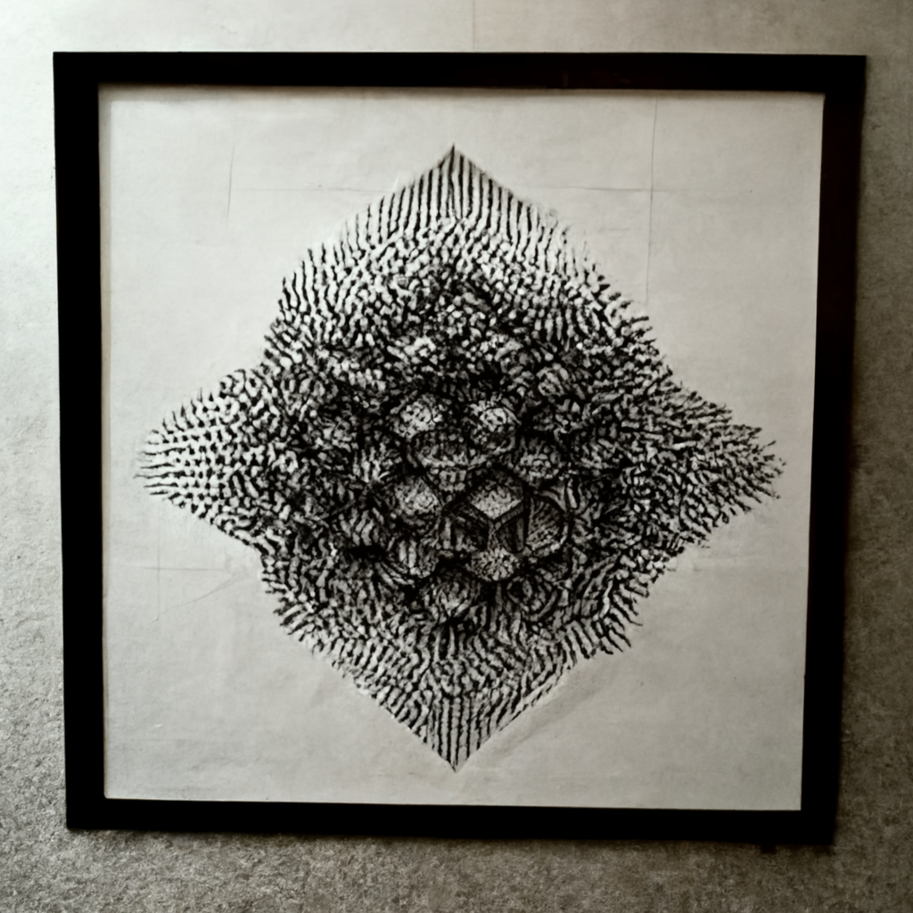 large scale infinite repeating hexagonal pattern e