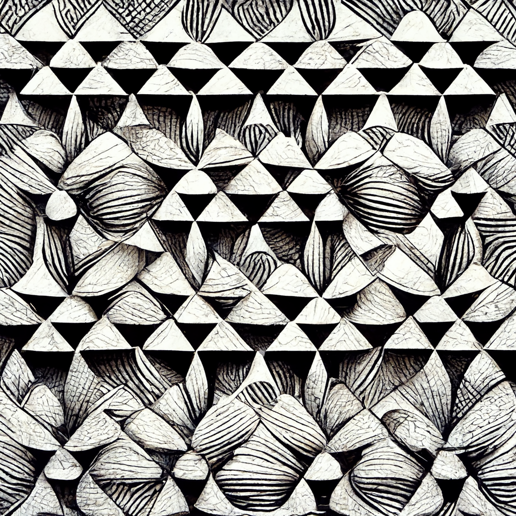 infinite diamond shaped repeating patterns line dr