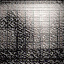 line drawings of evolutionary patterns on a grid s