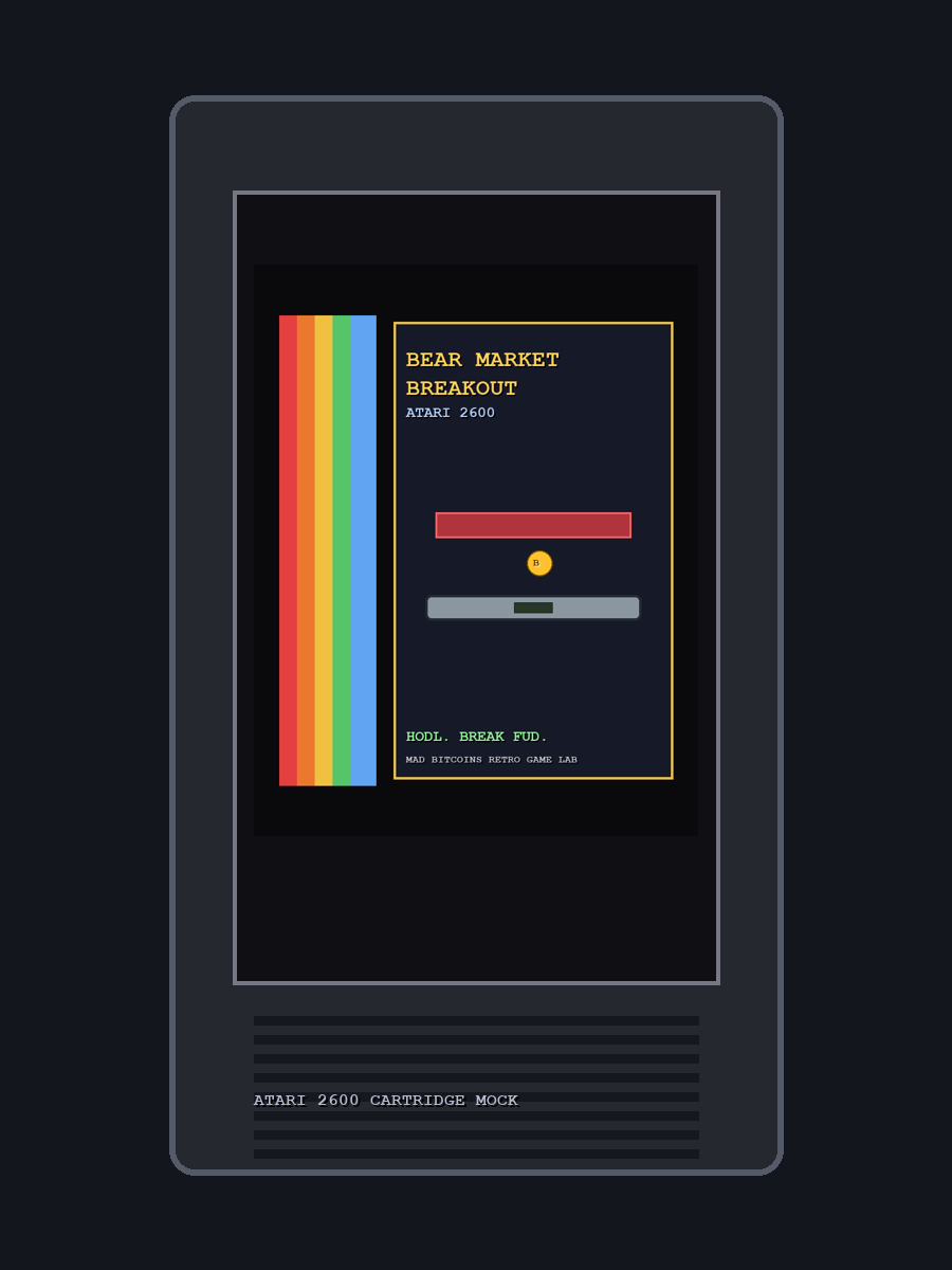 Bear Market Breakout cartridge mockup