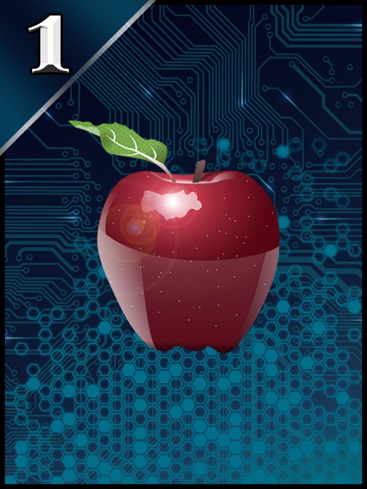 Curio Card 1, Apples by Phneep